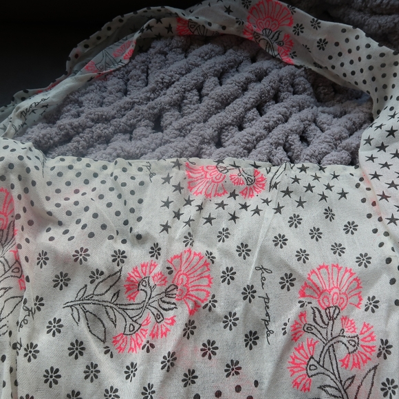 Free People Tote Shopping Bag Floral Print - Picture 3 of 4